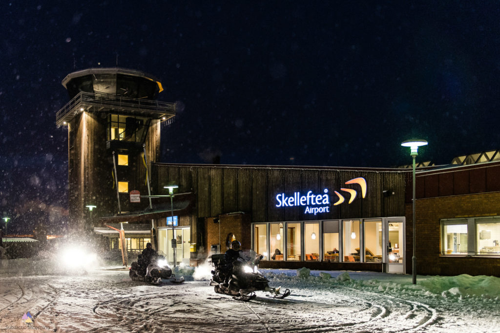 Winter Airport transfer from Skellefteå Airport